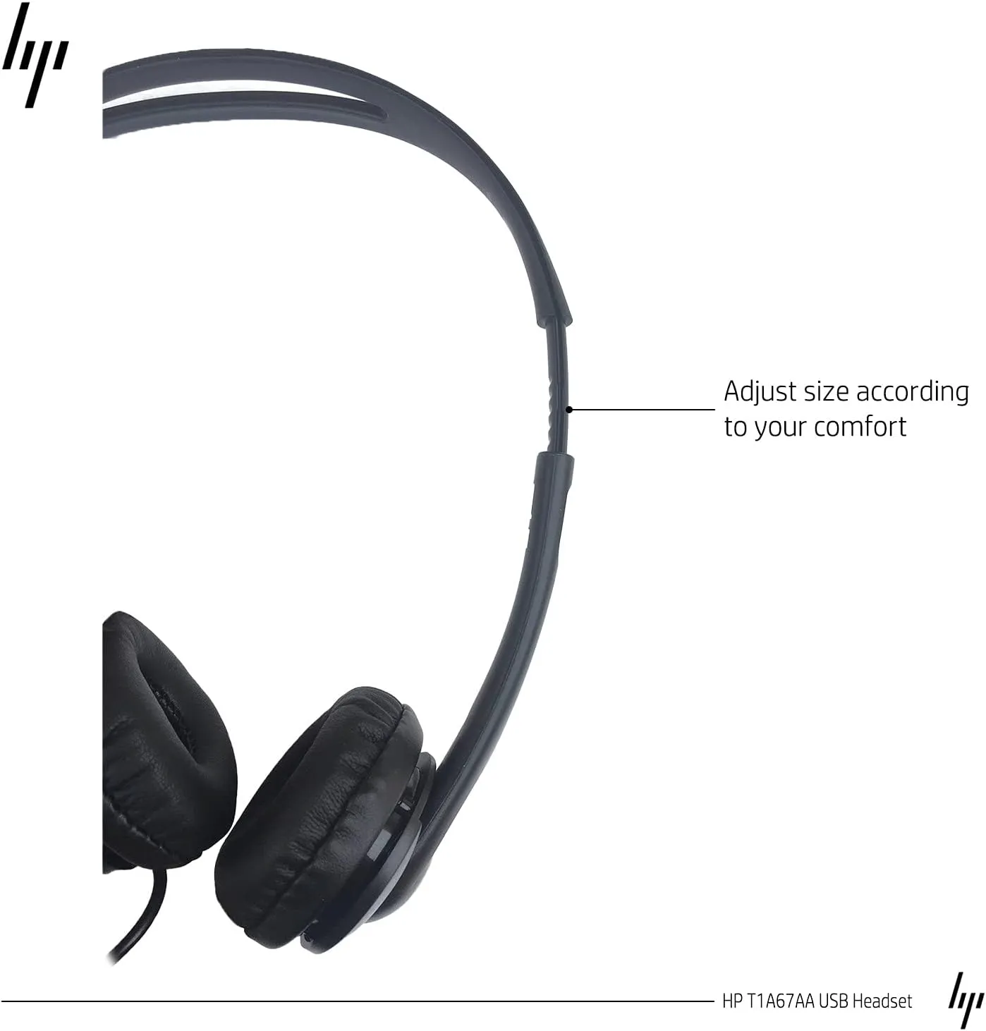 HP Stereo USB Headphone With Mic (‎T1A67AA) (Import) view 2
